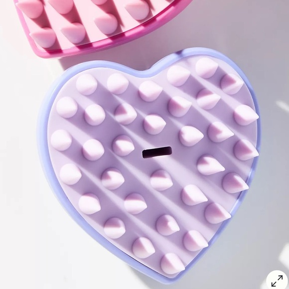 NWT Anthropology Relax & Revive Silicone Scalp Massager Purple Selfcare Spa - Picture 6 of 6